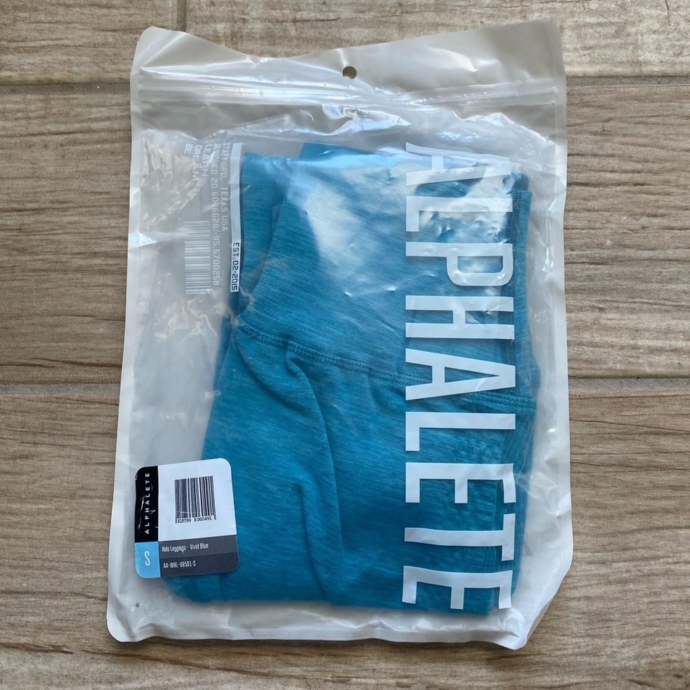 Alphalete Halo Leggings in Vivid Blue ~ New in Package - Picture 4 of 13